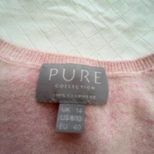 Soft Pink 100% Pure Cashmere Sweater